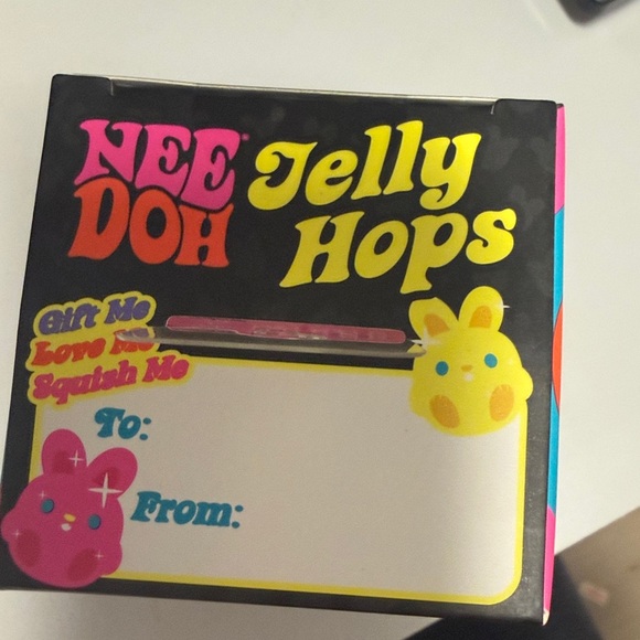 NEEDOH pink jelly hops super solid squish nwt - Picture 3 of 3